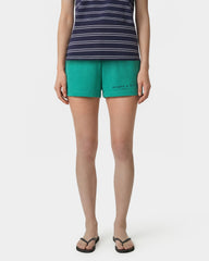 Title Embroidered Disco Short - Amalfi Green/Light Navy Sporty & Rich US
