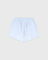 Serif Logo Embroidered Disco Short - Ciel Sporty & Rich For Sale