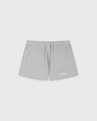 Signature Logo Pointelle Short - Heather Gray Sporty & Rich Sale