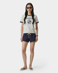 Signature Logo Lounge Short - Navy Sporty & Rich Sale