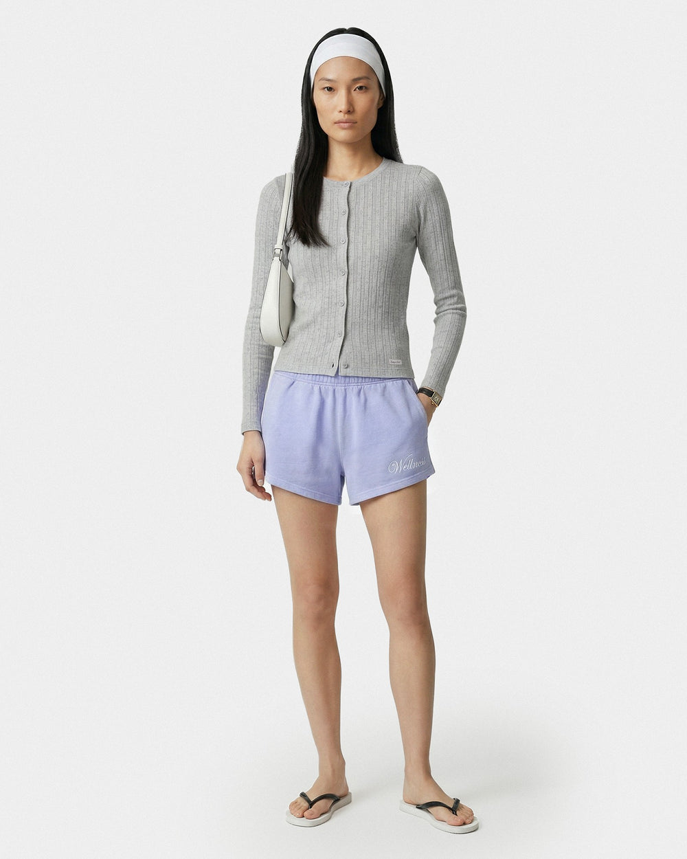Avenue Disco Short - Periwinkle Sporty & Rich Discount