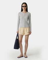Avenue Disco Short - Almond/Navy Sporty & Rich For Sale