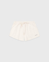 Signature Logo Lounge Short - Ecru Sporty & Rich US