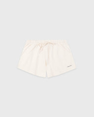 Signature Logo Lounge Short - Ecru Sporty & Rich US