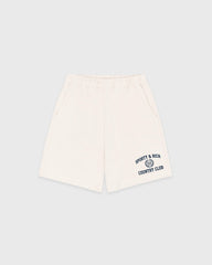 Varsity Crest Gym Short - Ecru/Navy Sporty & Rich Sale