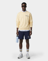 Varsity Crest Gym Short - Navy/White Sporty & Rich Discount