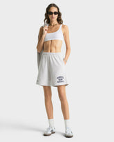 Yankees Ivy Gym Short - Heather Gray/Navy Sporty & Rich Discount
