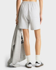 Yankees Ivy Gym Short - Heather Gray/Navy Sporty & Rich Discount