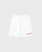 Run Club Gym Short - White/Ruby Sporty & Rich US