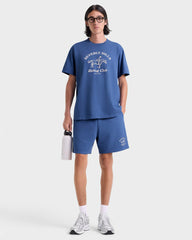 BH Riding Club Gym Short - Pier Blue Sporty & Rich US