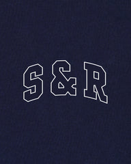 S&R Ivy Gym Short - Navy/White Sporty & Rich For Sale