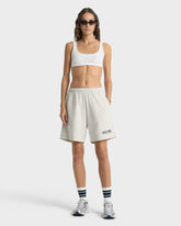 Pro Gym Short - Heather Gray/Forest Sporty & Rich For Sale