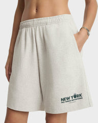 Pro Gym Short - Heather Gray/Forest Sporty & Rich For Sale