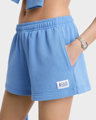 SR Runner Soft Disco Short - Juniper/Navy Sporty & Rich Outlet