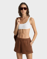 Soho Disco Short - Pecan/Chocolate Sporty & Rich US