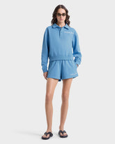 Wellness Club Disco Short - Juniper/White Sporty & Rich US