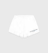 NY Health Club Disco Short - White/Navy Sporty & Rich For Sale