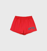 New York Ivy Disco Short - Ruby/Navy Sporty & Rich Outlet