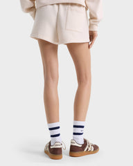 Beverly Hills Riding Club Soft Disco Short - Cream/Navy Sporty & Rich Discount