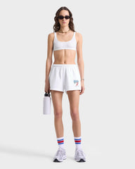 LA Marathon Disco Short - White/Multi Sporty & Rich Outlet