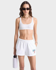 LA Marathon Disco Short - White/Multi Sporty & Rich Outlet