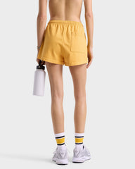 California Emblem Disco Short - Faded Gold Sporty & Rich Sale