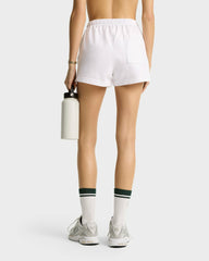 Syracuse Embroidered Disco Short - White/Navy Sporty & Rich Outlet
