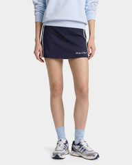 Signature Logo Court Skirt - Navy/White Sporty & Rich Online
