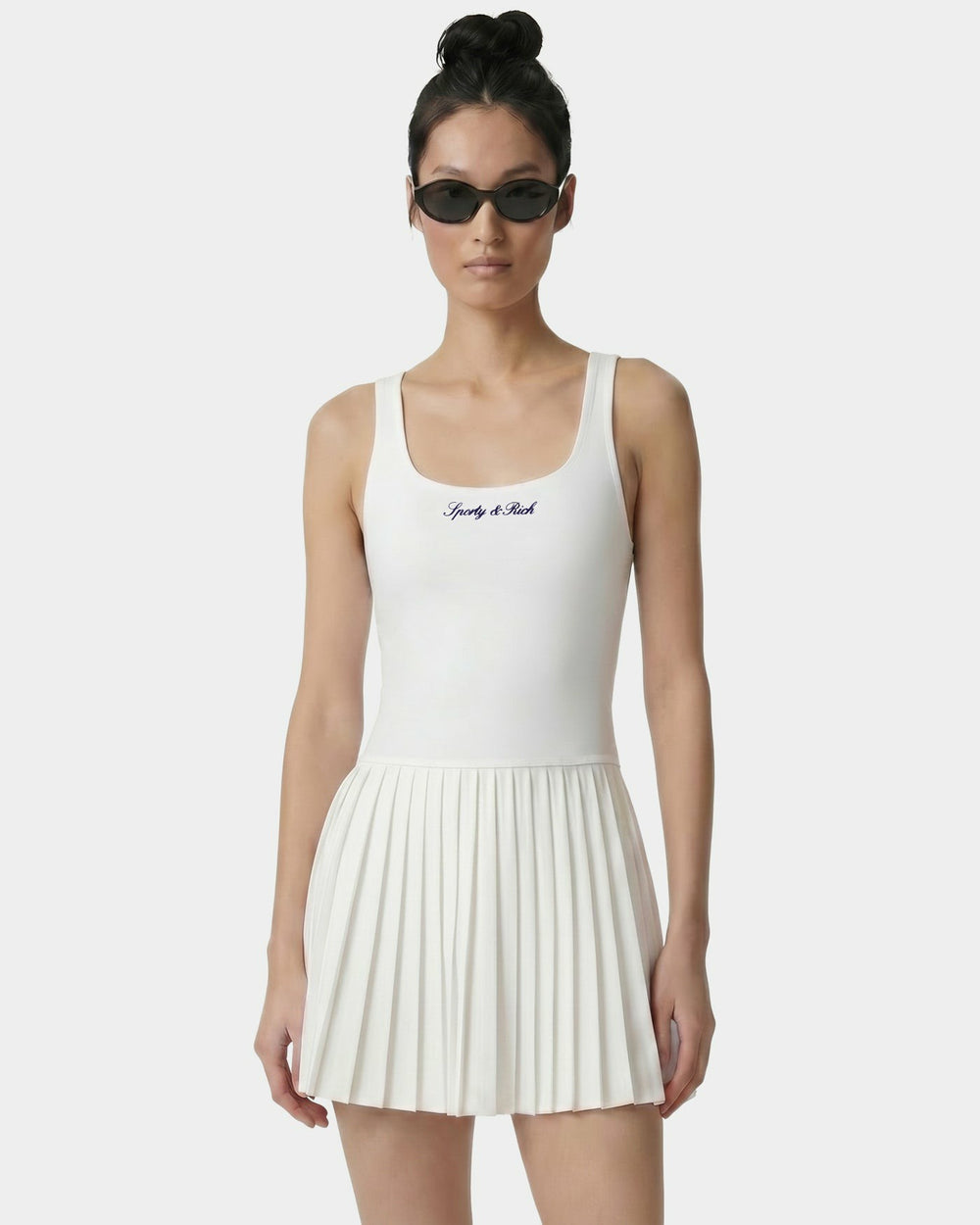 Signature Logo Court Dress - White Sporty & Rich Sale