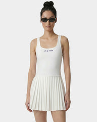 Signature Logo Court Dress - White Sporty & Rich Sale