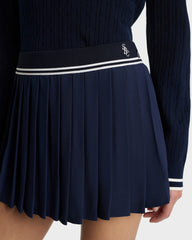 SRC Abigail Skirt - Navy/Ecru Sporty & Rich Online