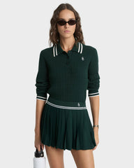 SRC Abigail Skirt - Forest/Ecru Sporty & Rich Outlet