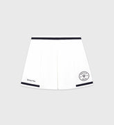 Eden Crest Embroidered Mila Skirt - White/Navy Sporty & Rich Outlet