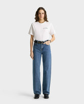Loose Fit Denim - Medium Blue Sporty & Rich For Sale