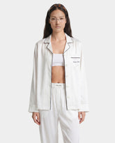 Signature NY Pyjama Shirt - White Sporty & Rich US