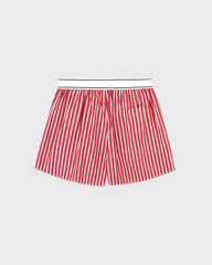 Serif Logo Boxer - Ruby Stripe Sporty & Rich Discount