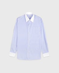 SRC Oversized Shirt - Blue Striped Sporty & Rich Sale