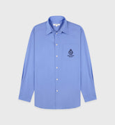 Crown Tennis Oversized Shirt - Flax blue Sporty & Rich Online
