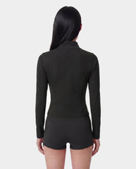 Serif Logo Sports Jacket - Carbon Sporty & Rich Discount