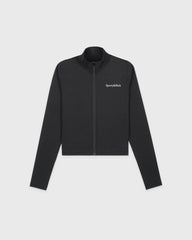 Serif Logo Sports Jacket - Carbon Sporty & Rich Discount