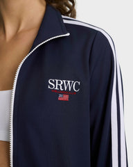 Nautical Elio Track Jacket - Navy Sporty & Rich For Sale