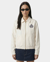 NY Crest Prep Jacket - Ecru/Navy Sporty & Rich Discount