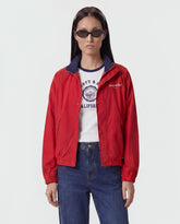 Signature NY Contrast Jacket - Ruby Sporty & Rich Discount