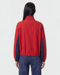 Signature NY Contrast Jacket - Ruby Sporty & Rich Discount