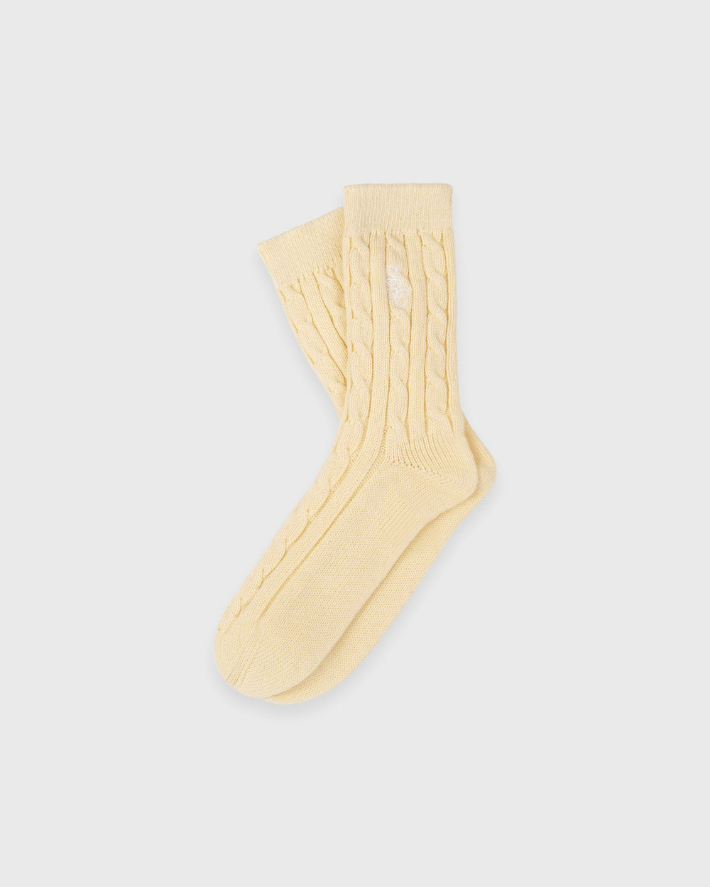 SRC Cableknit Socks - Almond Sporty & Rich US