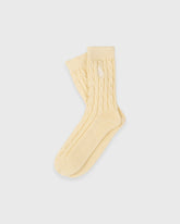 SRC Cableknit Socks - Almond Sporty & Rich US