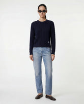 SRC Cable Sweater - Dark Navy Sporty & Rich Sale