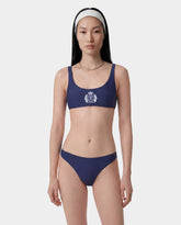 NY Crest Claudia Bikini Top - Light Navy/White Sporty & Rich Online