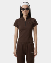 Serif Logo SS Sports Quarter Zip - Cioco Sporty & Rich Discount