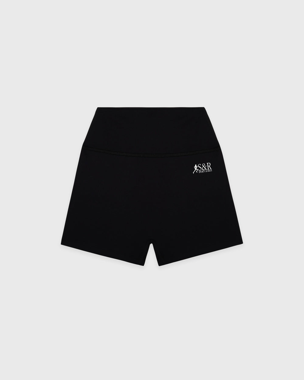 SR Runner Mini Biker Short - Black/White Sporty & Rich For Sale